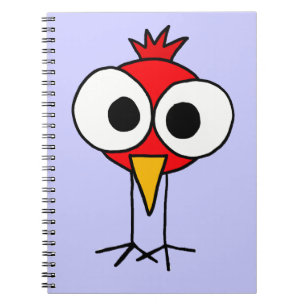 XX- Funny Redbird Cartoon Notitieboek