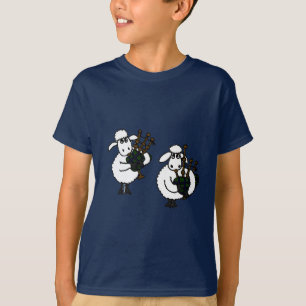 XX- Geweldige schaap die Bagpipes afspeelt T-shirt