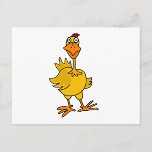 XX- Hilarious Goofy Chicken Briefkaart