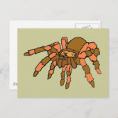 XX- Hilarious Tarantula Spider Briefkaart (Voorkant / Achterkant)