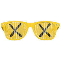 XX Yeux - Lunettes de soleil "Crossout Eyes" Jaune
