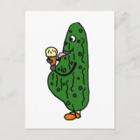 XX- Zwangere Cartoon voor het eten van ijskap