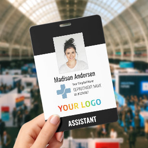 XXL gepersonaliseerde logo en foto-ID voor ziekenh Badge