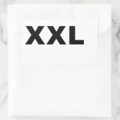 XXL RECHTHOEKIGE STICKER (Tas)