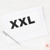 XXL RECHTHOEKIGE STICKER (Envelop)
