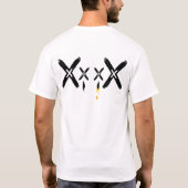 xxxx-tanden t-shirt (Achterkant)