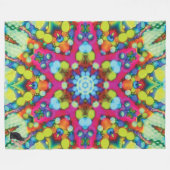 Xycon Kaleidoscope Fleece Blanket Deken (Voorkant (Horizontaal))