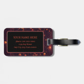 Xylaria drift bagagelabel (Achterkant horizontaal)