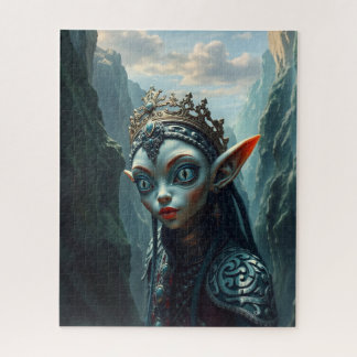 Xylariel Azure Soeverein Donkere Fantasy Elfen Legpuzzel