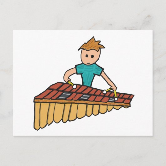 Xylophone Briefkaart (Voorkant)