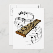 Xylophone Briefkaart (Voorkant / Achterkant)