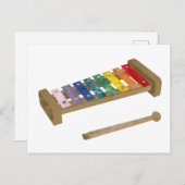 Xylophone Briefkaart (Voorkant / Achterkant)