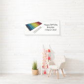 Xylophone cartoon illustratie spandoek (Insitu)