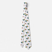 Xylophone cartoon illustratie stropdas (Achterkant)