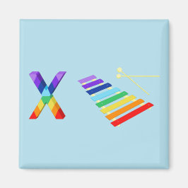 Xylophone Fridge Magnet Magneet