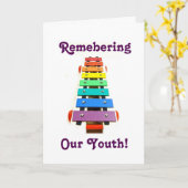 XYLOPHONE HUMOR=HERINNER ONZE JEUGD OVER DE HILL KAART (Gele Bloem)