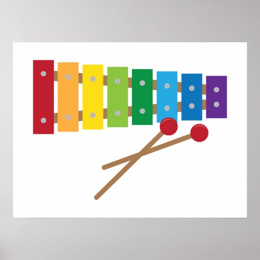 Xylophone Poster (Voorkant)