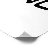 Xylophone voelt de muziek poster (Hoek)