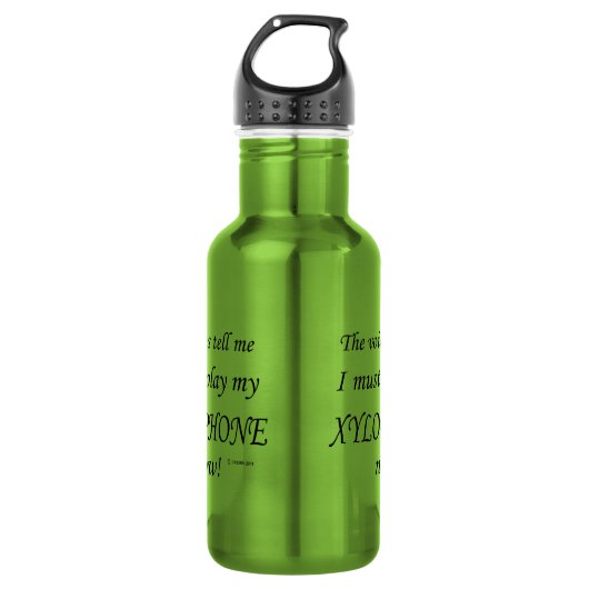 Xylophone Voices zegt dat hij moet spelen Waterfles (Voorkant)