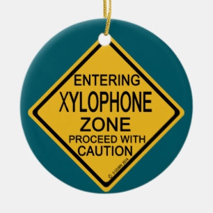 Xylophone Zone invoeren Keramisch Ornament