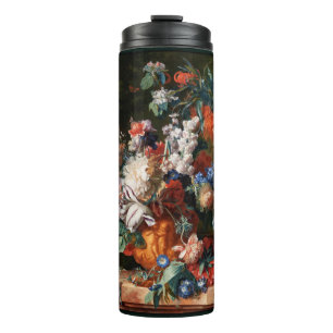 Xzendor7 Bouquet van Flowers door Jan van Huysum Thermosbeker