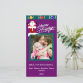 Y2 Kaarten van de Foto van Kerstmis van het (Staand voorkant)