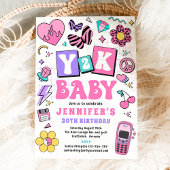 Y2K 90s Disco 30e verjaardagsfeestje Kaart