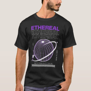 Y2K Esthetische Etherische Planet Streetwear T-shirt