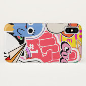 Y2K esthetische koele Stickers Case-Mate iPhone Case (Achterkant (horizontaal))