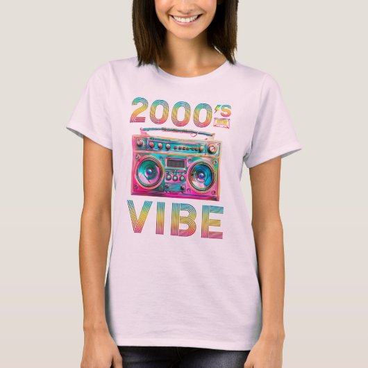 Y2K generaties retro design T-shirt (Voorkant)