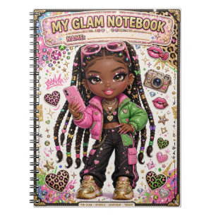 Y2K Glam Doll Notitieboek voor Tiener Meisjes