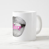 Y2K Glossy Lips Mug – Retro Bratz-Inspired  Extra Grote Beker (Voorkant rechts)