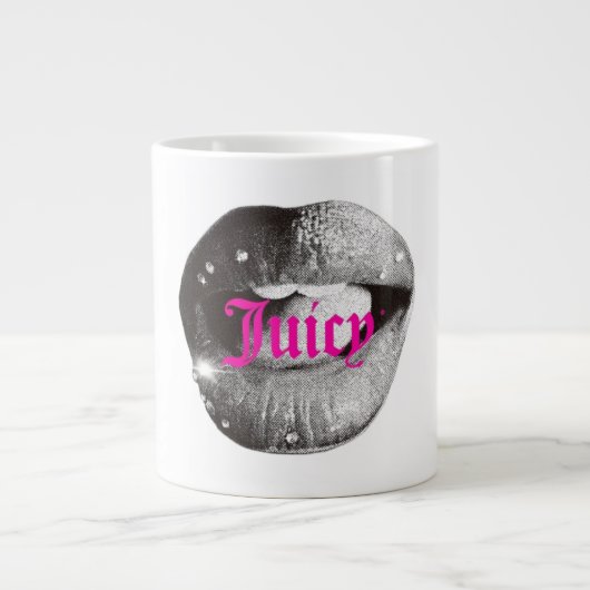 Y2K Glossy Lips Mug – Retro Bratz-Inspired  Extra Grote Beker (Voorkant)