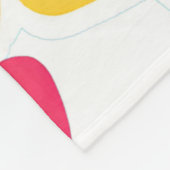 Y2K Levendig Wildflower Bold Retro Spring Design Fleece Deken (Hoek)