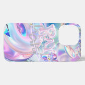 Y2K regenboog hologram stijl uniek voor iPhone iPhone Hoesje (Achterkant horizontaal)