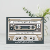 Y2K Retro 90s 80s Cassettebandje Kaart (Staand voorkant)