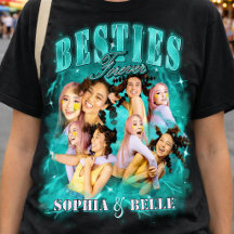 Y2K Retro 90s BFF Illegale Teal Coole Beste Vriend