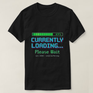 Y2K Retro Laadscherm Grappige T-Shirt Gen Z Humo