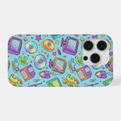 Y2K Retro Tech Aesthetic Pattern Phone Case (Verso Horizontal)