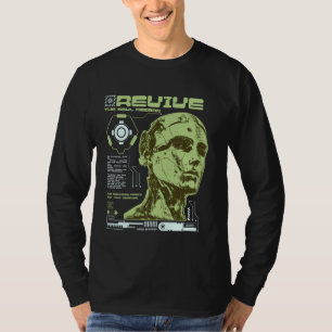 Y2K Revive - Robot - Vetgedrukte stedelijke graffi T-shirt