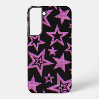 Y2K Roze Ster Patroon Hoestel voor Telefoon | Cybe Samsung Galaxy Hoesje