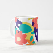 Y2K Wildflower Bold Retro Spring Keuken Decor Koffiemok (Voorkant links)