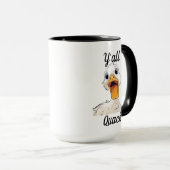 Y`all Quack Funny Duck Mok (Voorkant rechts)
