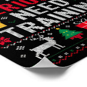 Y’all Seriously Need Training Ugly Office Christma Poster (Hoek)