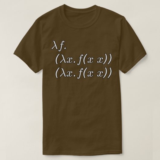 Y-combinator T-shirt (Design voorkant)