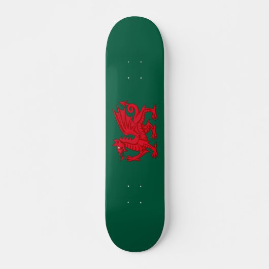Y Ddraig Goch - Red Dragon Skateboard (Voorkant)