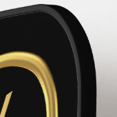 Y Gold Initiaal Pickleball Paddle (Links Detail)