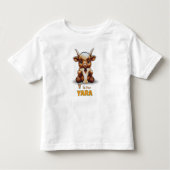Y is for Yak – Custom Name Toddler T-shirt (Voorkant)