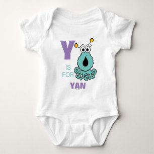 Y is voor Yip-Yips Jouw namen toevoegen Romper