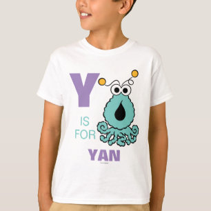 Y is voor Yip-Yips Jouw namen toevoegen T-shirt